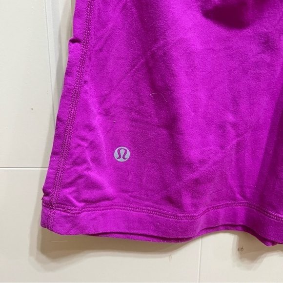 Lululemon Fuchsia Racerback Athleisure Camisole Shirt Size 6 - Picture 6 of 9